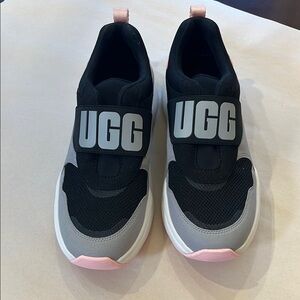 UGG Black and Pink Sneakers